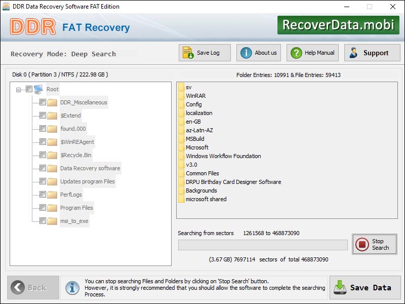 Windows FAT Partition Repair Tool 3.0.1.5 screenshot